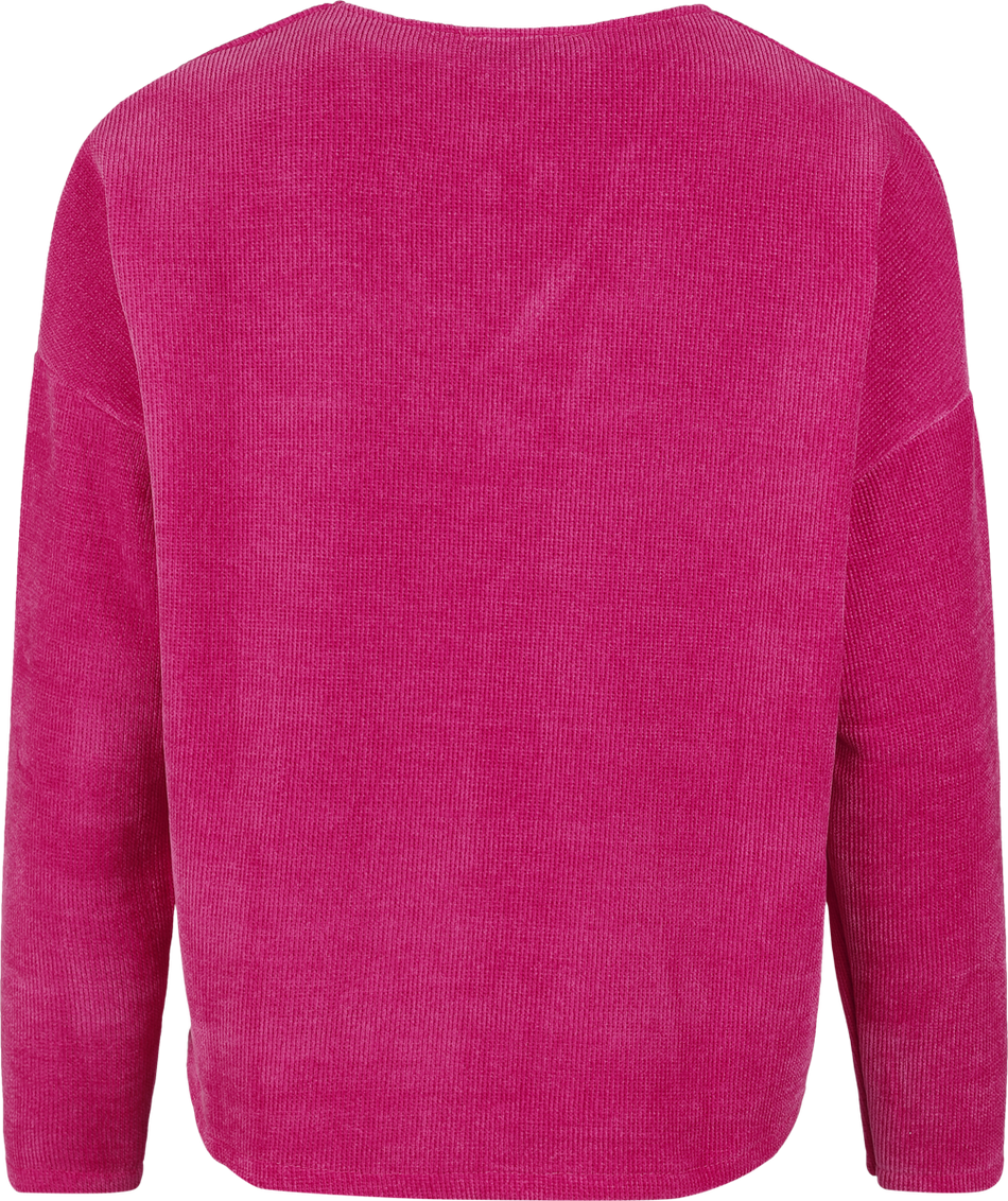 T-shirt manches longues  de RED by EMP - Cosy Cord - S à XL - pour Femme - rose clair - RED by EMP - View 2