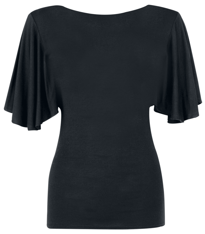 T-Shirt Manches courtes  de Le Seigneur Des Anneaux - Feuille de Lórien - S à XXL - pour Femme - noir - Le Seigneur Des Anneaux - View 2