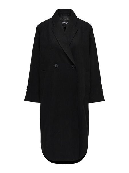 Manteaux  de Only - ONLMAISY OTW - Manteau Laine Oversize - XS à XL - pour Femme - noir - Only