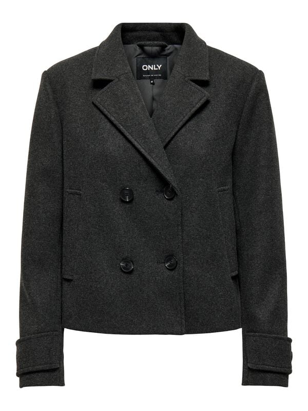 Veste mi-saison  de Only - ONLFREJA LIFE SHORT DB OTW NOOS - Veste - XS à XL - pour Femme - anthracite - Only