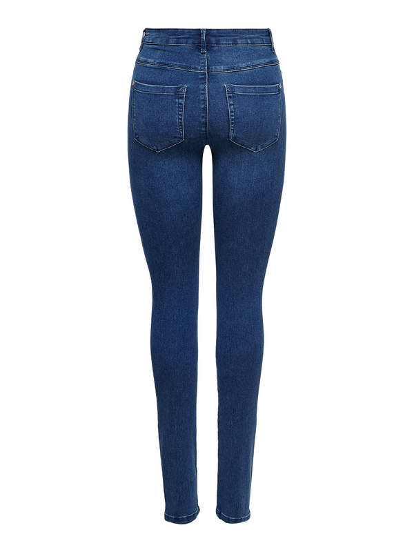 Jean  de Only - ONLROYAL PIM504 NOOS - Jean Taille Haute Skinny - XS à XL - pour Femme - bleu - Only - View 2