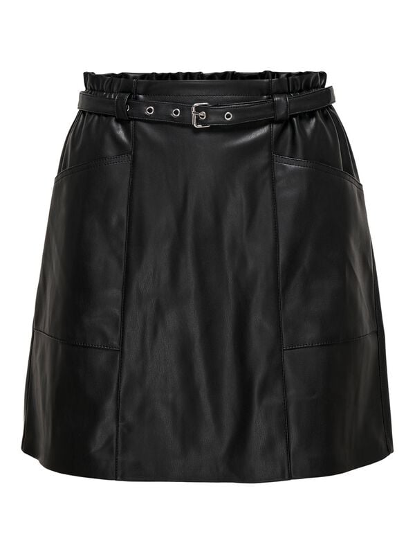Jupe courte  de Only - ONLHEIDI FAUX LEATHER NOOS OTW - Jupe - XS à XL - pour Femme - noir - Only