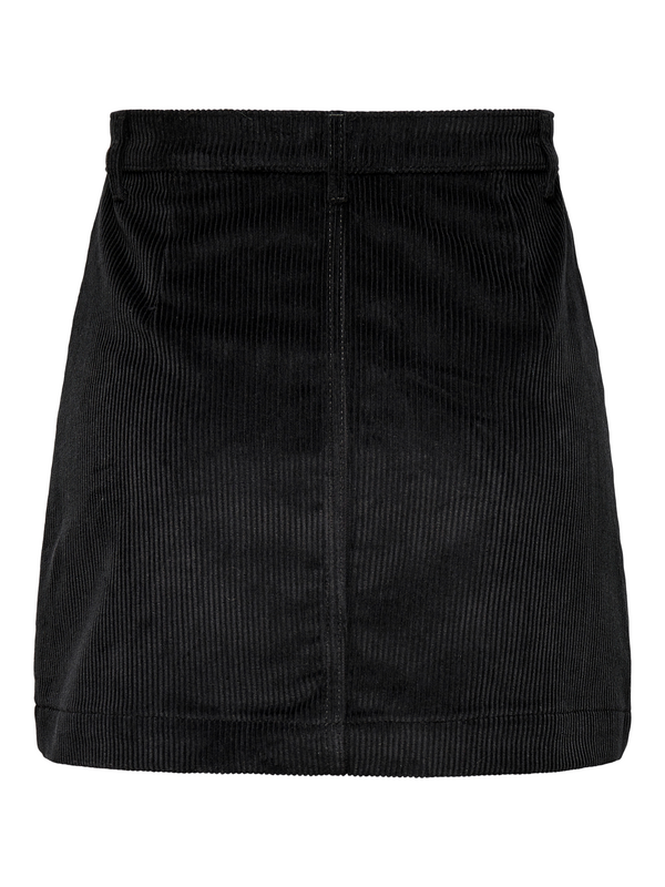 Jupe courte  de Only - ONLAMAZING GLOBAL HW CORD PNT NOOS - Jupe - XS à L - pour Femme - noir - Only - View 2