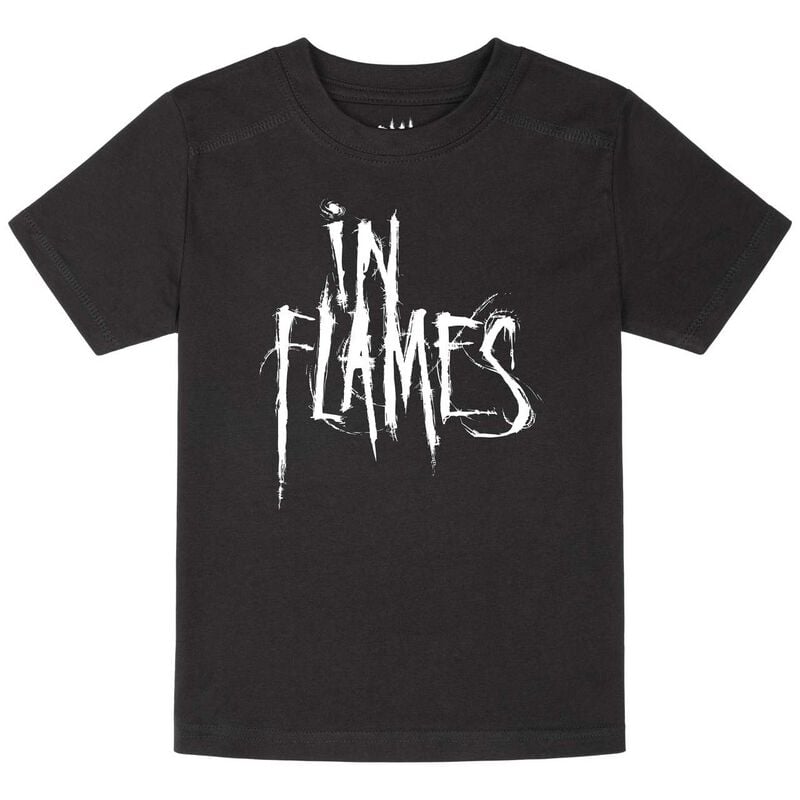 T-shirt  de In Flames - Metal-Kids - Logo - 92 à 164 - pour Enfants - noir - In Flames