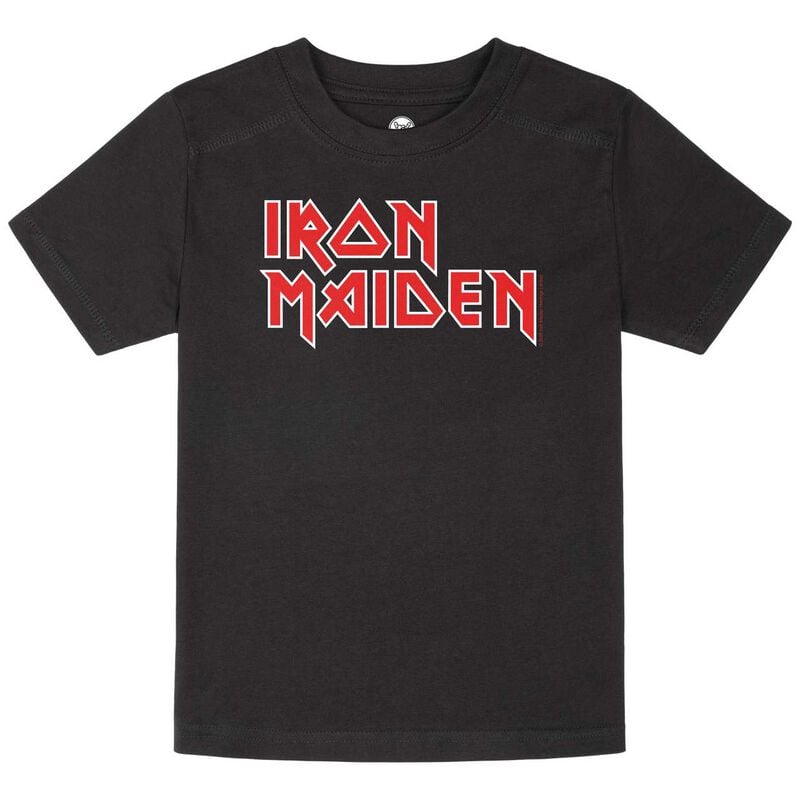 T-shirt  de Iron Maiden - Metal-Kids - Logo - 92 à 152 - pour Enfants - noir - Iron Maiden