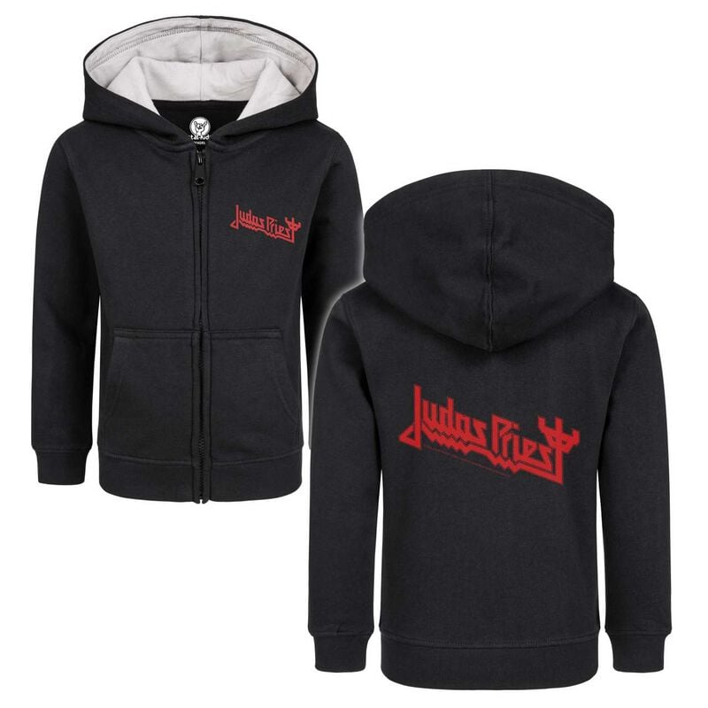 Vestes à capuches pour enfants  de Judas Priest - Metal-Kids - Logo - 92 à 164 - pour Enfants - noir - Judas Priest