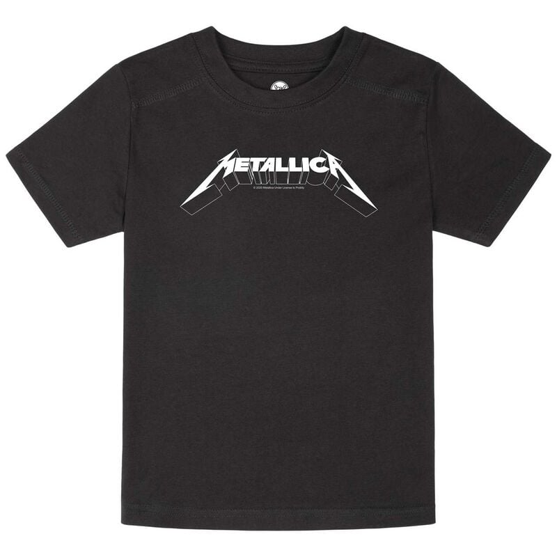 T-shirt  de Metallica - Metal-Kids - Logo - 92 à 164 - pour filles & garçonse - noir - metallica