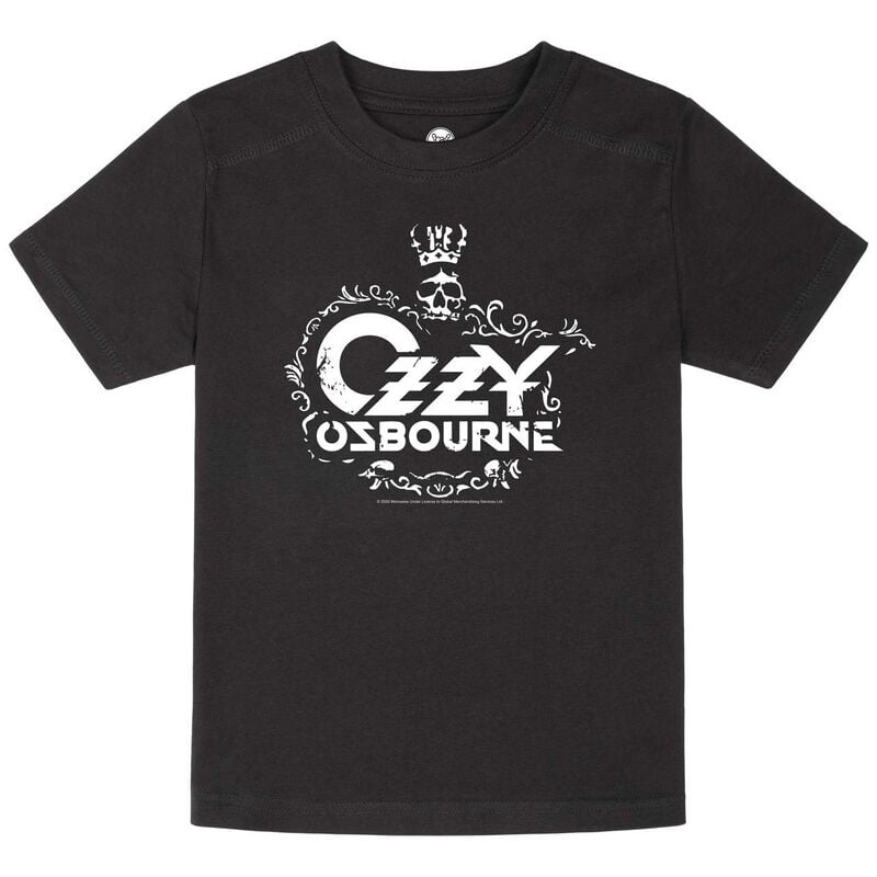 T-shirt  de Ozzy Osbourne - Metal-Kids - Skull - 92 à 140 - pour Enfants - noir - Ozzy Osbourne