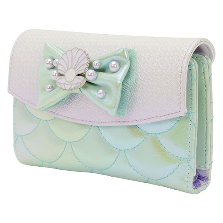 Portefeuille Disney de La Petite Sirène - Loungefly - Iridescent Pearl - pour Unisexe - noir - La Petite Sirène