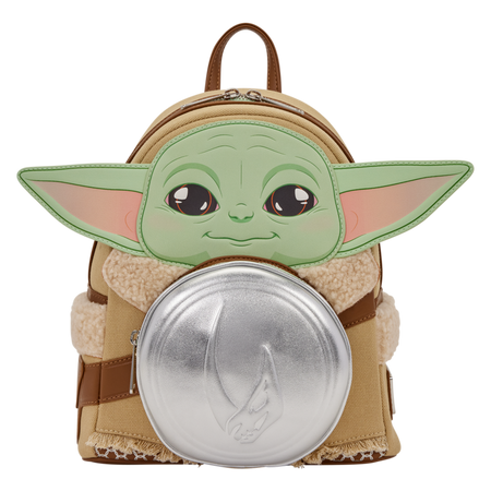Mini Sac À Dos Disney de Star Wars - Loungefly - The Mandalorian - Grogu & Anzellan - pour Unisexe - multicolore - Star Wars - View 2