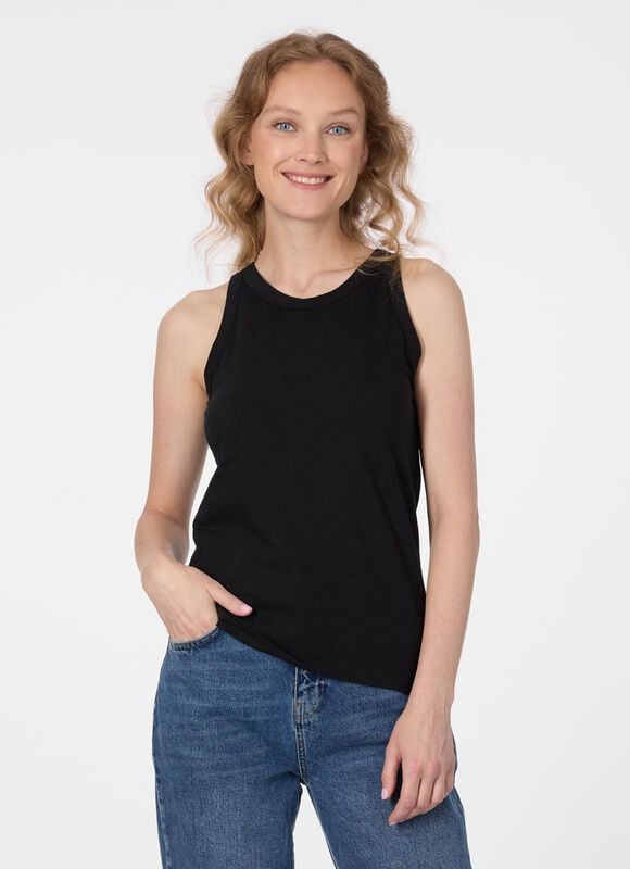 Top  de Ragwear - JULYANA SLUB - XS à XL - pour Femme - noir - Ragwear