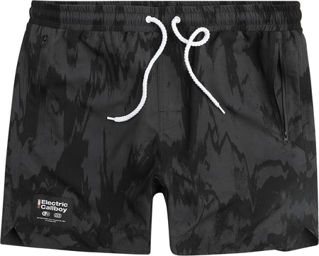 Short de bain  de Electric Callboy - EMP Signature Collection - S à XXL - pour Homme - noir/gris - Electric Callboy