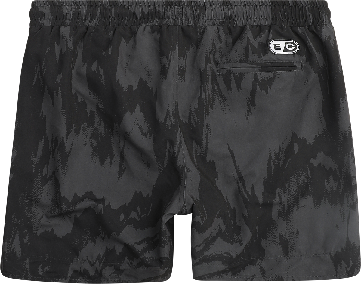 Short de bain  de Electric Callboy - EMP Signature Collection - S à XXL - pour Homme - noir/gris - Electric Callboy - View 2