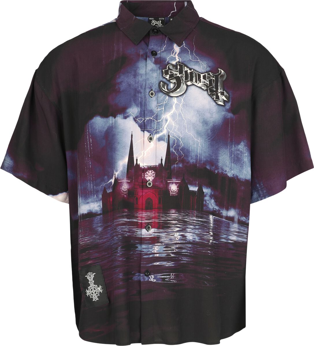 Chemise manches courtes  de Ghost - Ghost - Collection Signature EMP - S à 3XL - pour Unisexe - multicolore - Ghost