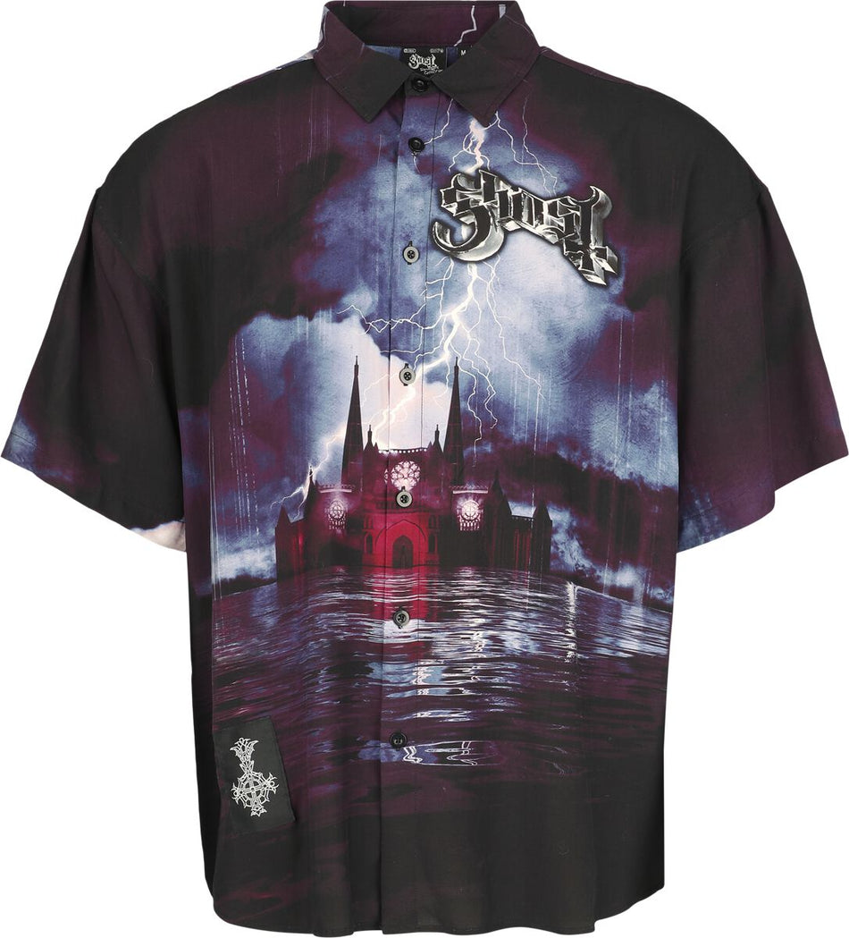 Chemise manches courtes  de Ghost - Ghost - Collection Signature EMP - S à 3XL - pour Unisexe - multicolore - Ghost