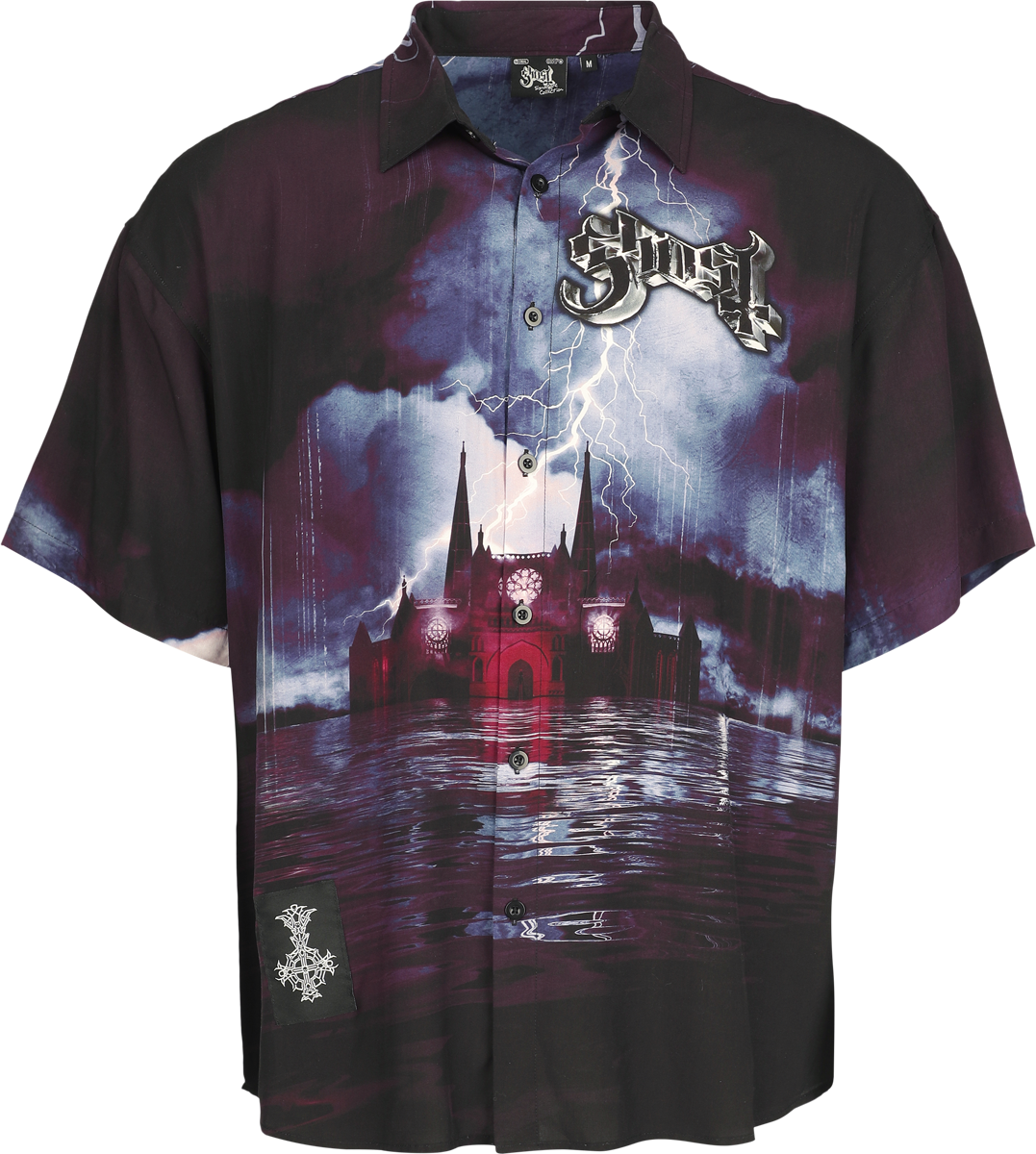 Chemise manches courtes  de Ghost - Ghost - Collection Signature EMP - S à 3XL - pour Unisexe - multicolore - Ghost - View 2