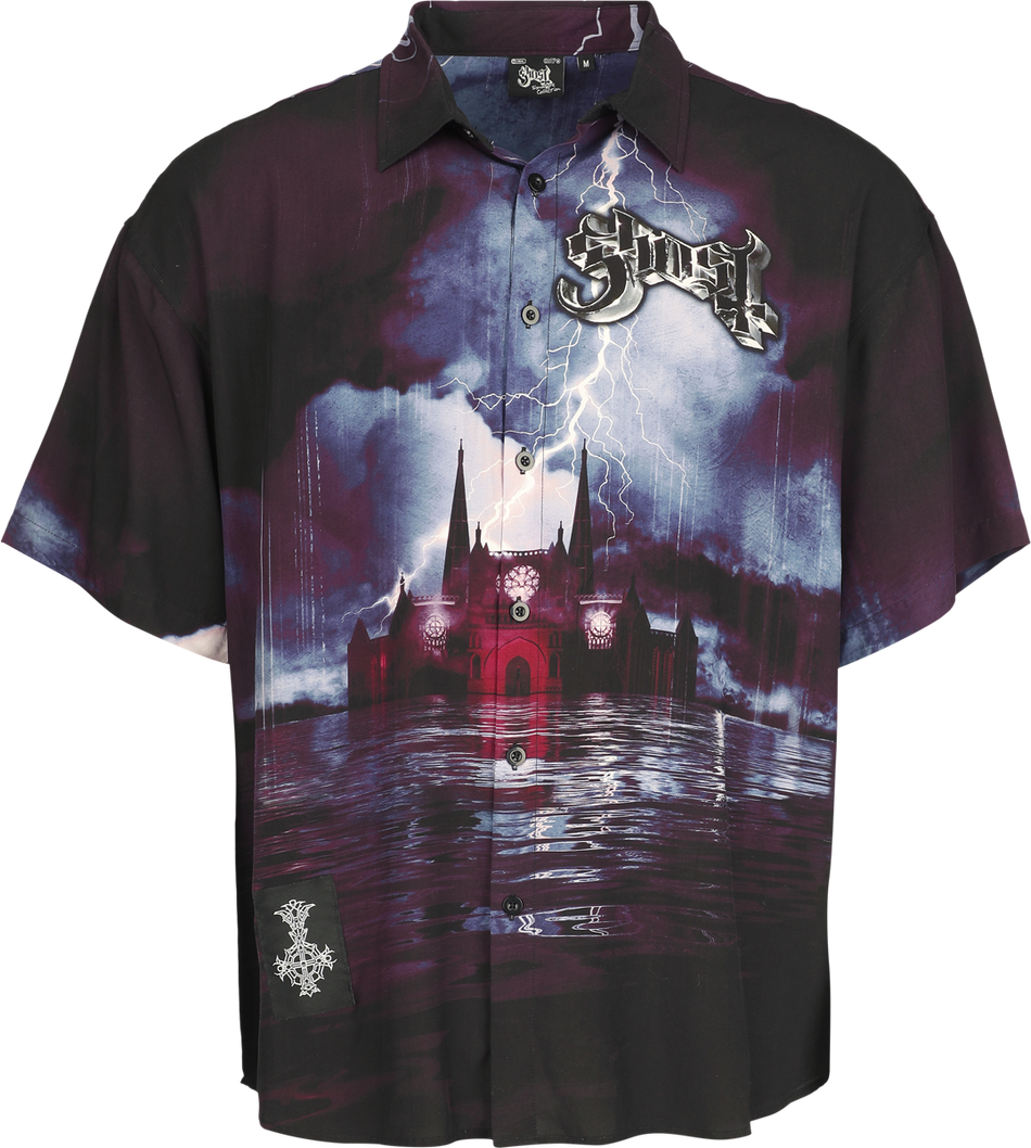 Chemise manches courtes  de Ghost - Ghost - Collection Signature EMP - S à 3XL - pour Unisexe - multicolore - Ghost - View 2