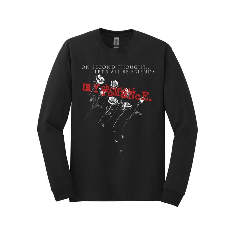 T-shirt manches longues  de My Chemical Romance - Lets All Be Friends - L à XXL - pour Homme - noir - My Chemical Romance
