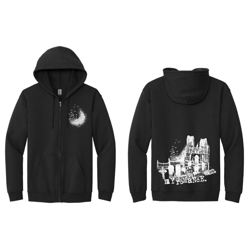 Sweat-shirt zippé à capuche  de My Chemical Romance - Cemetery Drive Zip - S à XXL - pour Homme - noir - My Chemical Romance