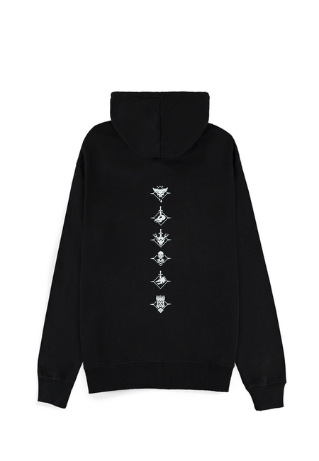 Sweat-shirt zippé à capuche Gaming de The Witcher - Symbols - S à XXL - pour Homme - noir - The Witcher - View 2