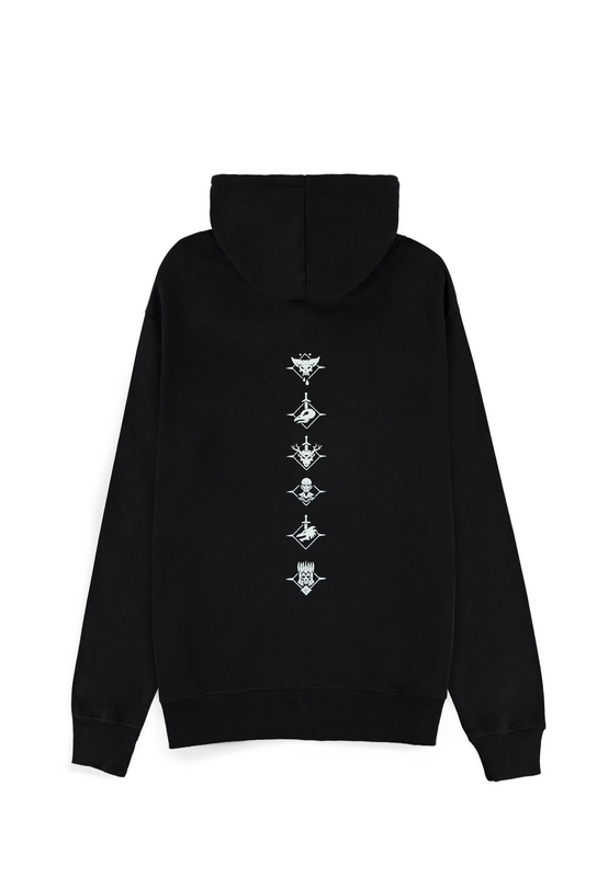 Sweat-shirt zippé à capuche Gaming de The Witcher - Symbols - S à XXL - pour Homme - noir - The Witcher - View 2