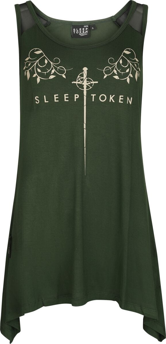 Top  de Sleep Token - EMP Signature Collection - S à XXL - pour Femme - vert foncé - Sleep Token