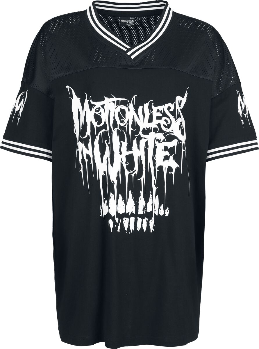 T-Shirt Oversize  de Motionless In White - EMP Signature Collection - S à 3XL - pour Femme - noir/blanc - Motionless In White
