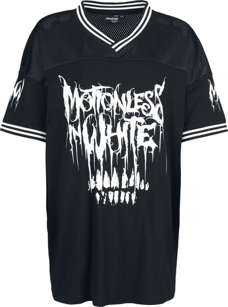 T-Shirt Oversize  de Motionless In White - EMP Signature Collection - S à 3XL - pour Femme - noir/blanc - Motionless In White