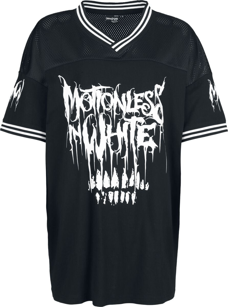 T-Shirt Oversize  de Motionless In White - EMP Signature Collection - S à 3XL - pour Femme - noir/blanc - Motionless In White