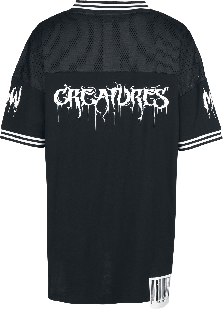 T-Shirt Oversize  de Motionless In White - EMP Signature Collection - S à 3XL - pour Femme - noir/blanc - Motionless In White - View 2