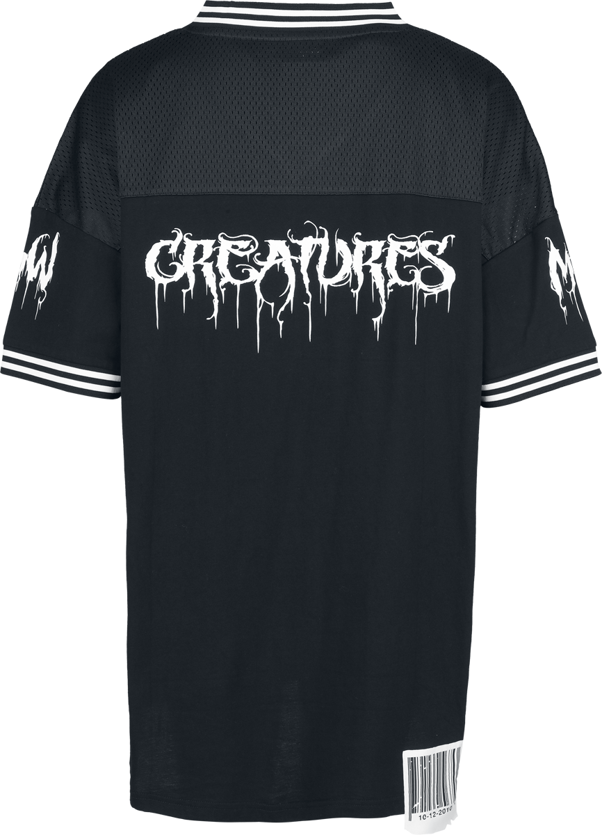T-Shirt Oversize  de Motionless In White - EMP Signature Collection - S à 3XL - pour Femme - noir/blanc - Motionless In White - View 2
