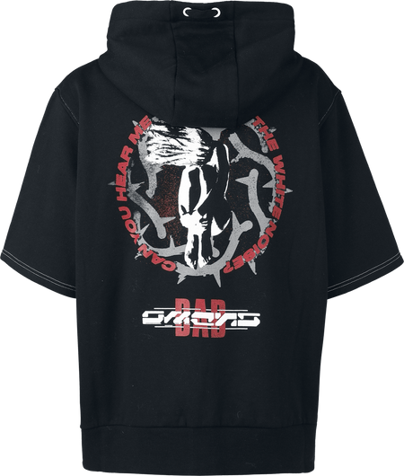 Sweat-shirt zippé à capuche  de Bad Omens - EMP Signature Collection - XS à XXL - pour Femme - noir/blanc - Bad Omens - View 2