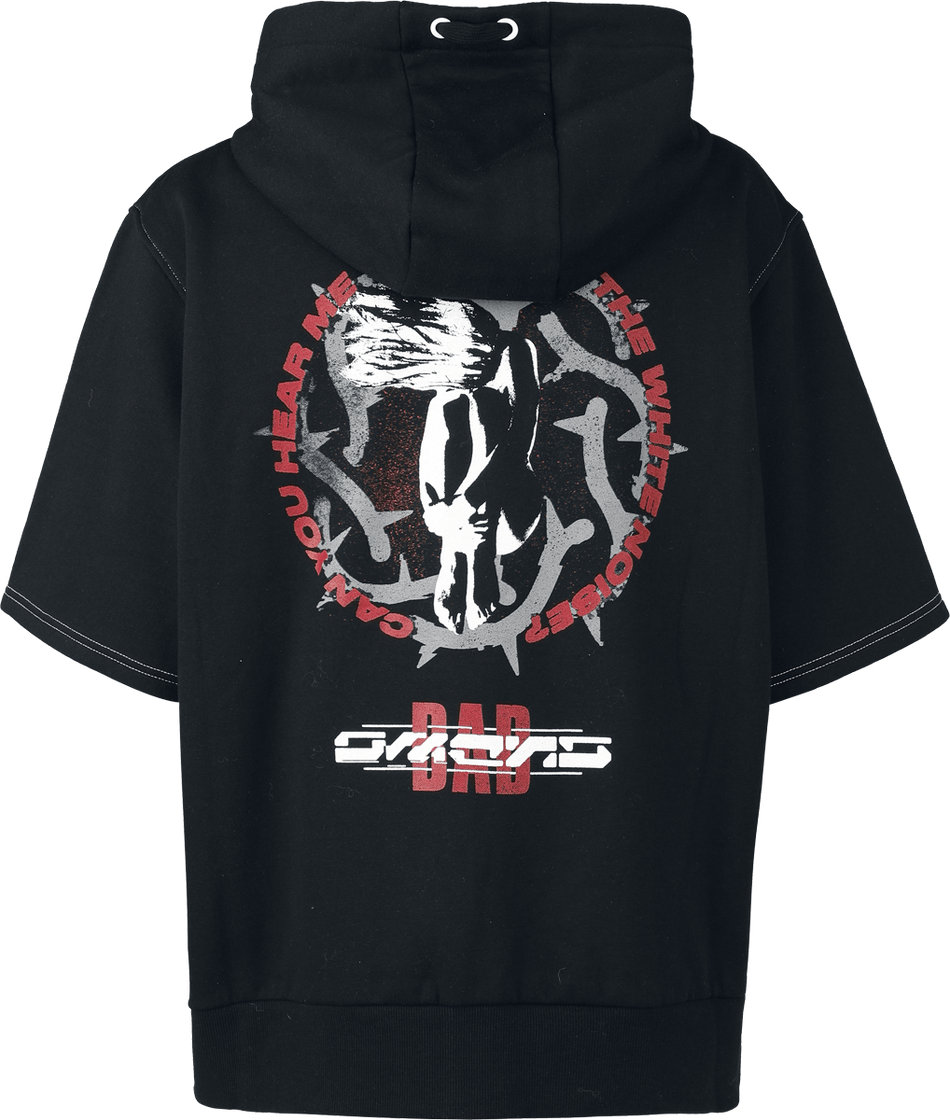 Sweat-shirt zippé à capuche  de Bad Omens - EMP Signature Collection - XS à XXL - pour Femme - noir/blanc - Bad Omens - View 2