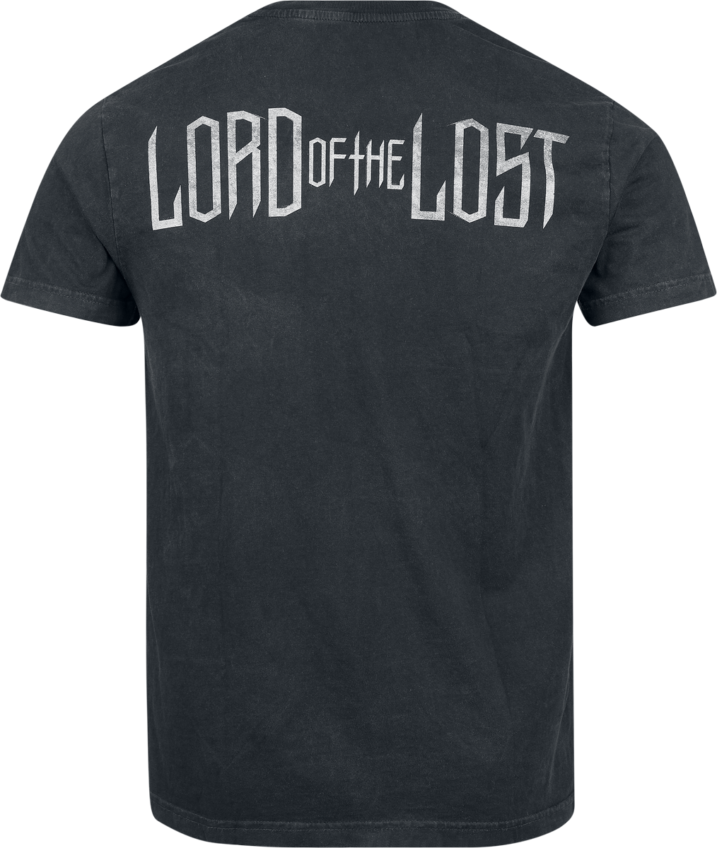 T-Shirt Manches courtes  de Lord Of The Lost - S à 4XL - pour Homme - anthracite - Lord Of The Lost - View 2