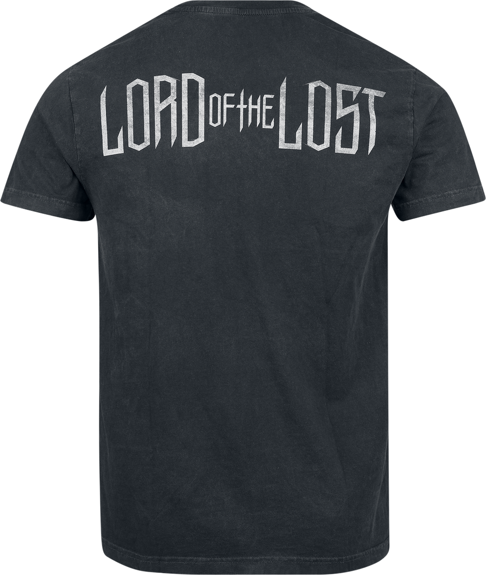 T-Shirt Manches courtes  de Lord Of The Lost - S à 4XL - pour Homme - anthracite - Lord Of The Lost - View 2