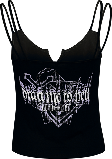 Top  de Lord Of The Lost - Drag Me To Hell - S à 3XL - pour Femme - noir - Lord Of The Lost - View 2