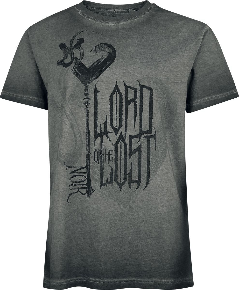 T-Shirt Manches courtes  de Lord Of The Lost - Noir Key - S à XL - pour Unisexe - gris - Lord Of The Lost