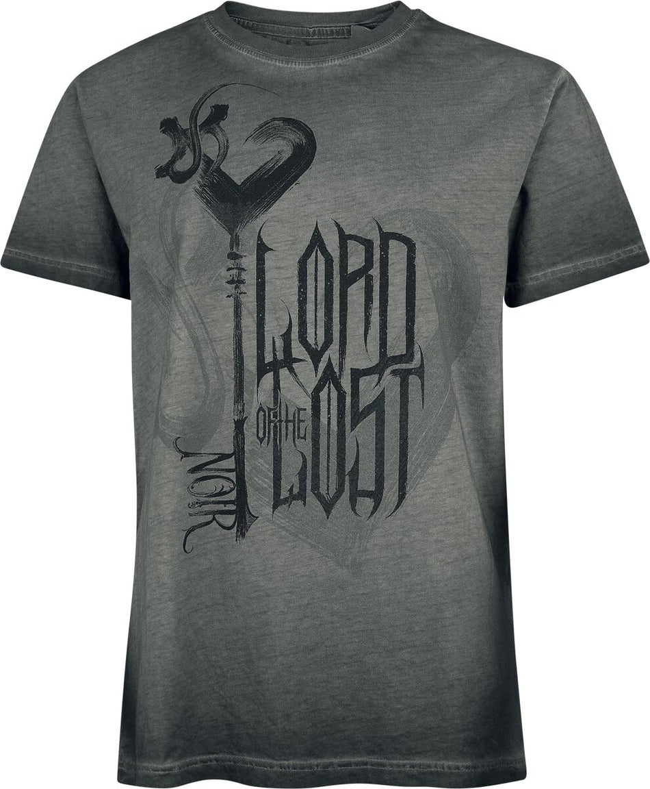 T-Shirt Manches courtes  de Lord Of The Lost - Noir Key - S à XL - pour Unisexe - gris - Lord Of The Lost