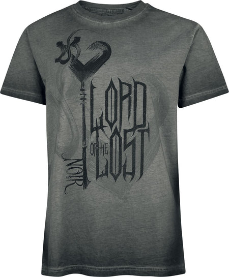 T-Shirt Manches courtes  de Lord Of The Lost - Noir Key - S à 4XL - pour Unisexe - gris - Lord Of The Lost