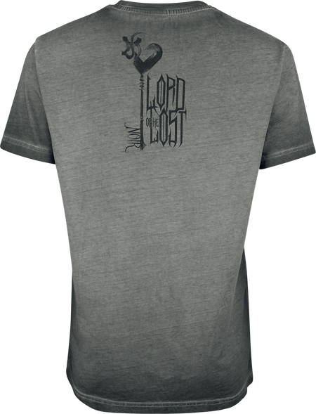 T-Shirt Manches courtes  de Lord Of The Lost - Noir Key - S à 4XL - pour Unisexe - gris - Lord Of The Lost - View 2