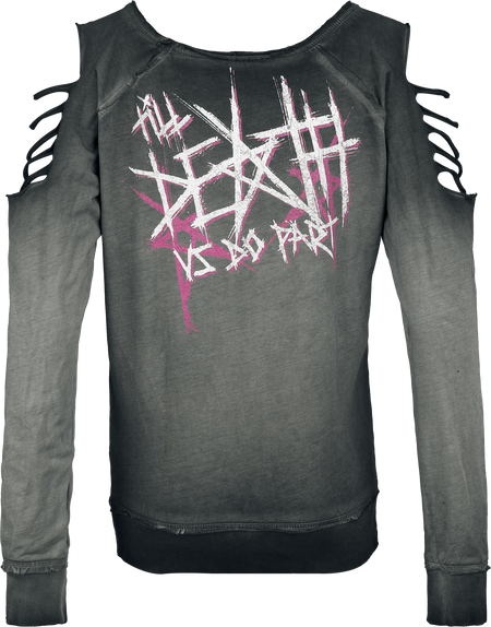 Sweat-shirt  de Lord Of The Lost - Death - S à XXL - pour Femme - gris - Lord Of The Lost - View 2