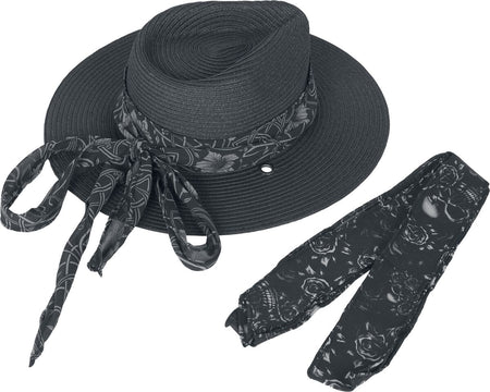 Chapeau  de Black Premium by EMP - Chapeau d'Été - pour Femme - noir - Black Premium by EMP
