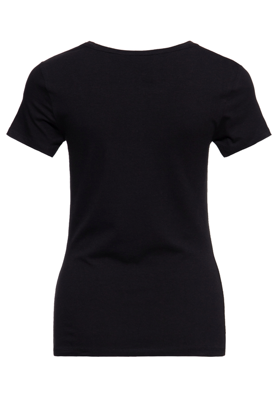 T-Shirt Manches courtes Rockabilly de Queen Kerosin - nobody gives a shit - XS à 4XL - pour Femme - noir - Queen Kerosin - View 2