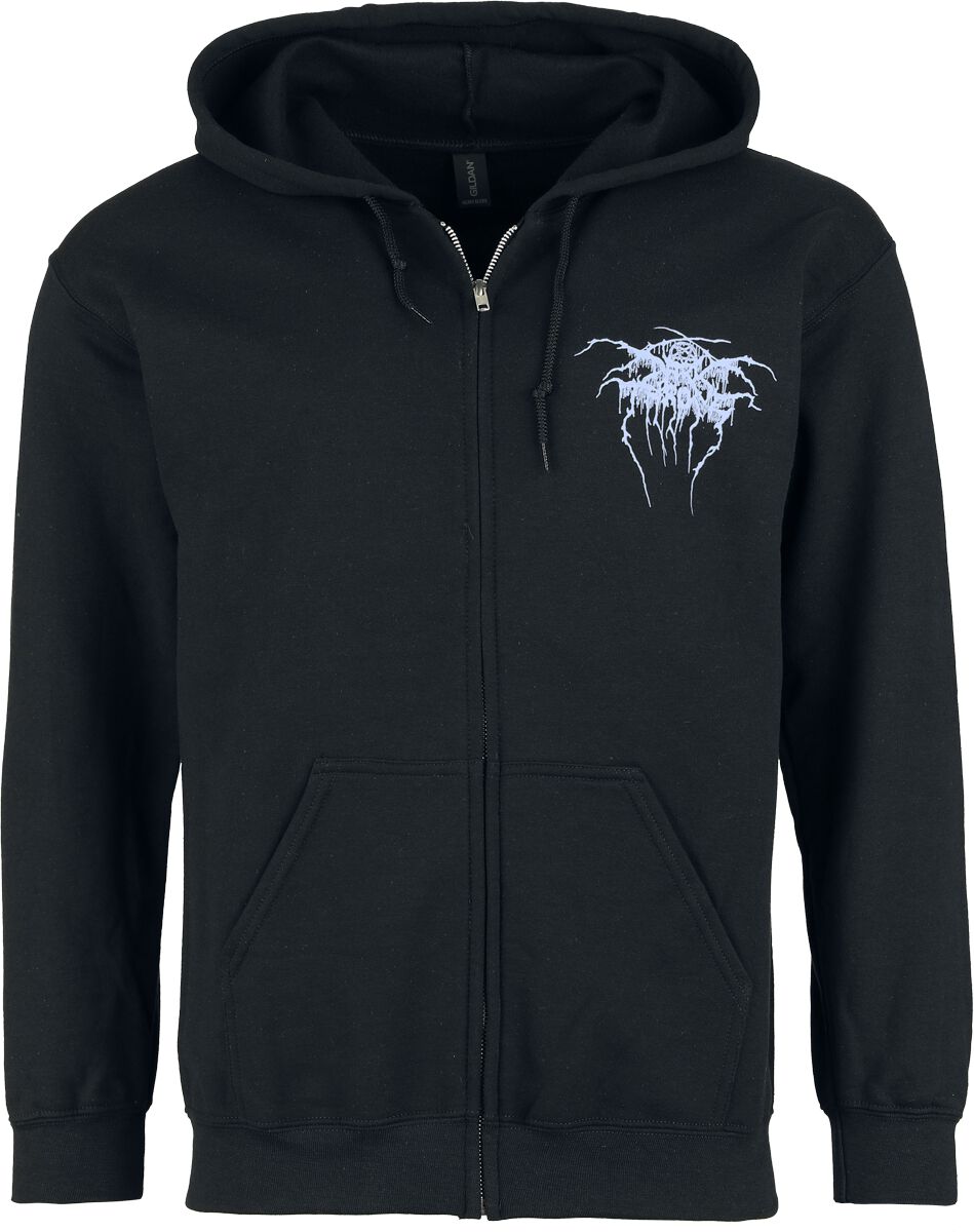 Sweat-shirt zippé à capuche  de Darkthrone - It Beckons Us All - M à XXL - pour Homme - noir - Darkthrone