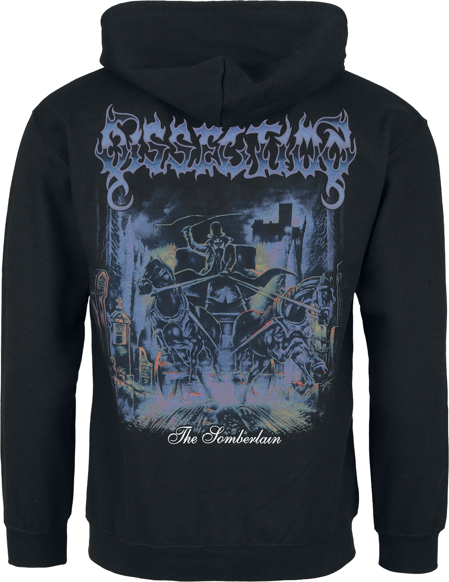 Sweat-shirt zippé à capuche  de Dissection - Somberlain - M à XXL - pour Homme - noir - Dissection - View 2