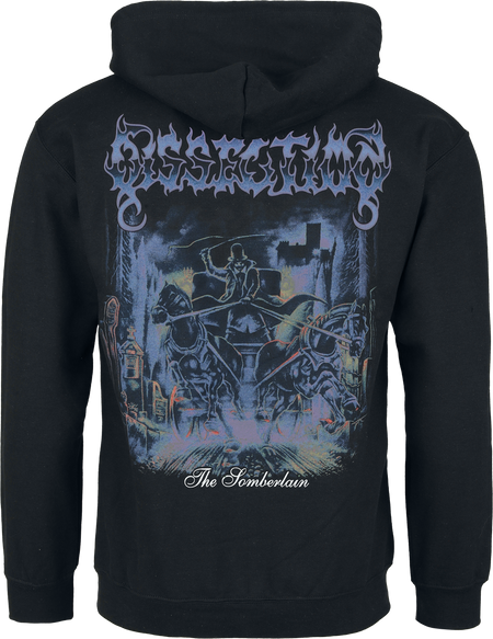 Sweat-shirt zippé à capuche  de Dissection - Somberlain - M à XXL - pour Homme - noir - Dissection - View 2