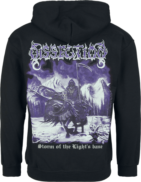 Sweat-shirt zippé à capuche  de Dissection - Storm Ot The Lights Bane - M à XXL - pour Homme - noir - Dissection - View 2