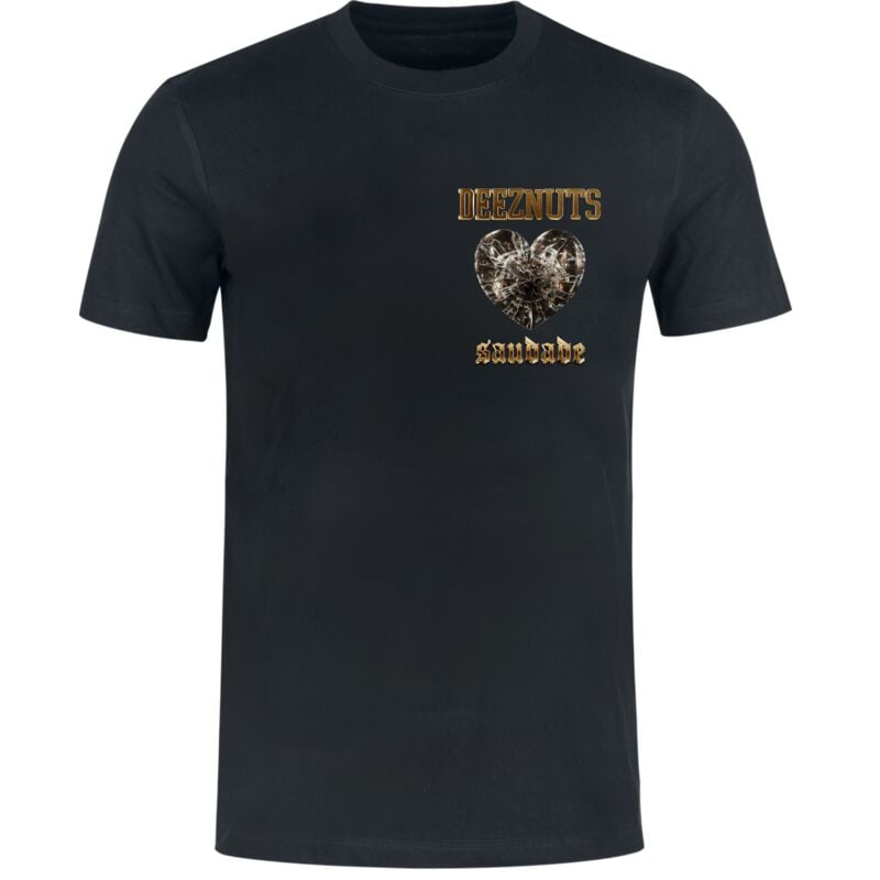 T-Shirt Manches courtes  de Deez Nuts - Saudade - S à XXL - pour Homme - noir - Deez Nuts