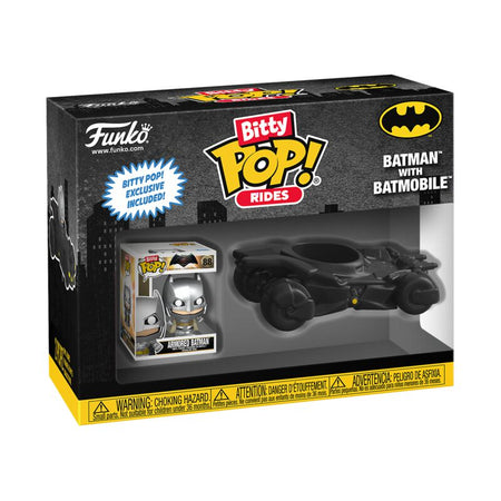 Batman avec Batmobile - (Bitty Pop! Ride) - Funko Pop! - Funko Pop! - Funko Shop Europe - Batman