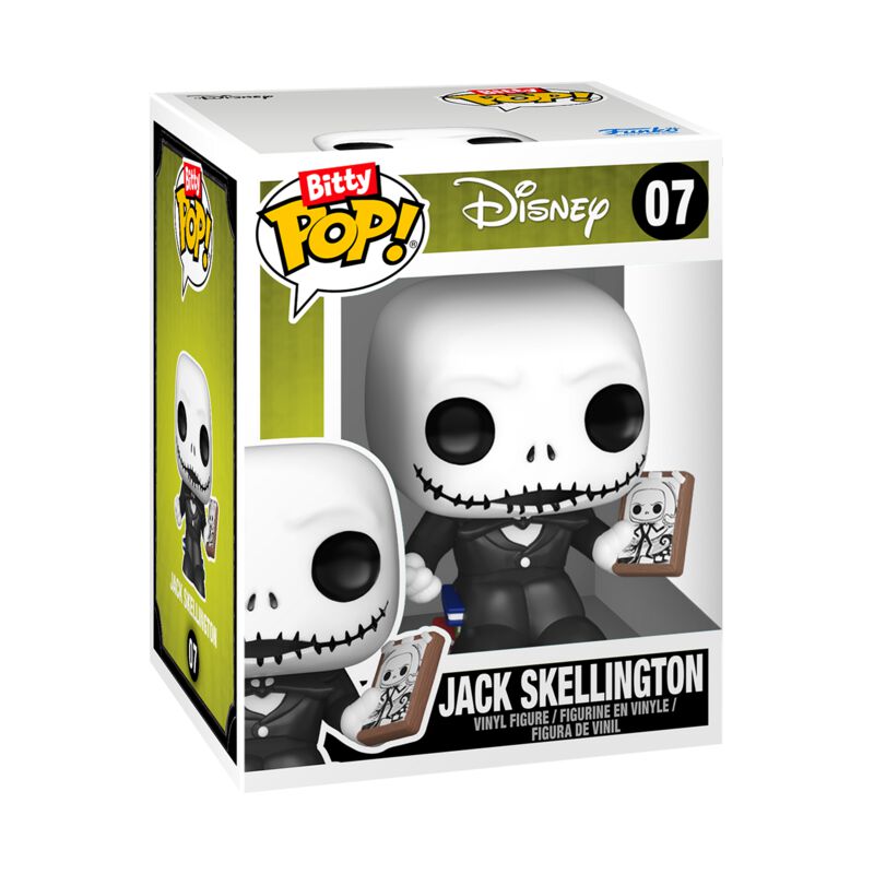 L'Étrange Noël De Monsieur Jack - Jack Skellington (Bitty Pop!) - Funko Pop! n°07 - Funko Pop! - Funko Shop Europe - L'Étrange Noël De Monsieur Jack